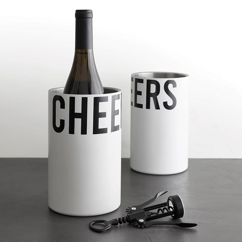 Cheers white and black wine chiller holder
