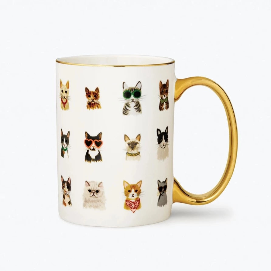 cats mug from rifle paper