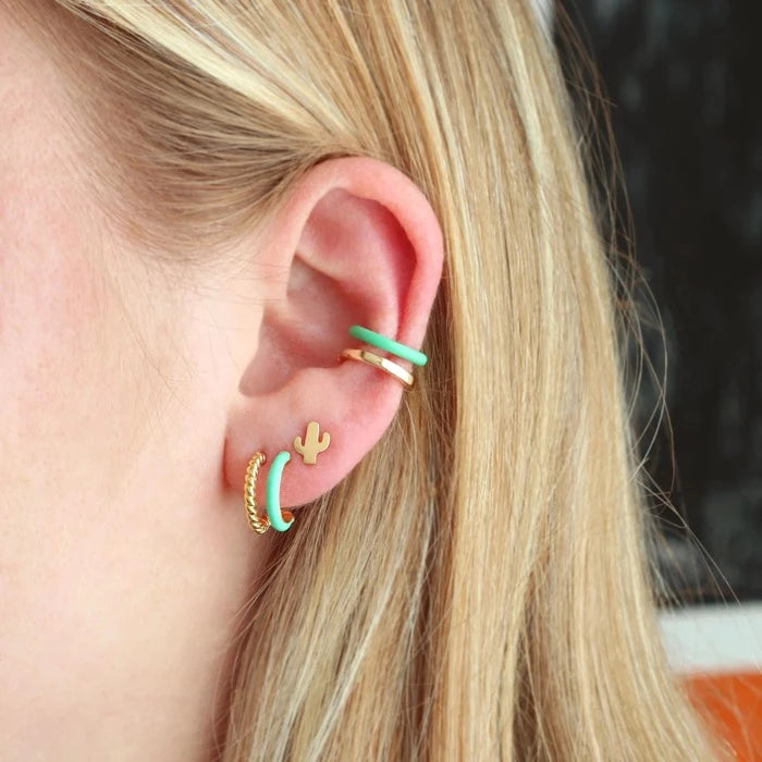 Hugo Double Hoop Earring main image 1
