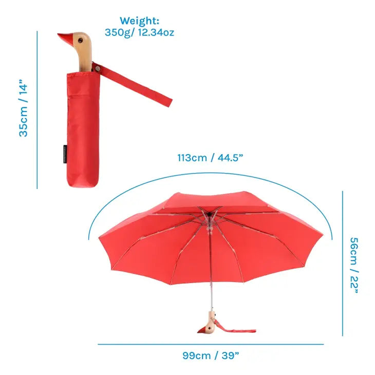 red duck umbrella measurements