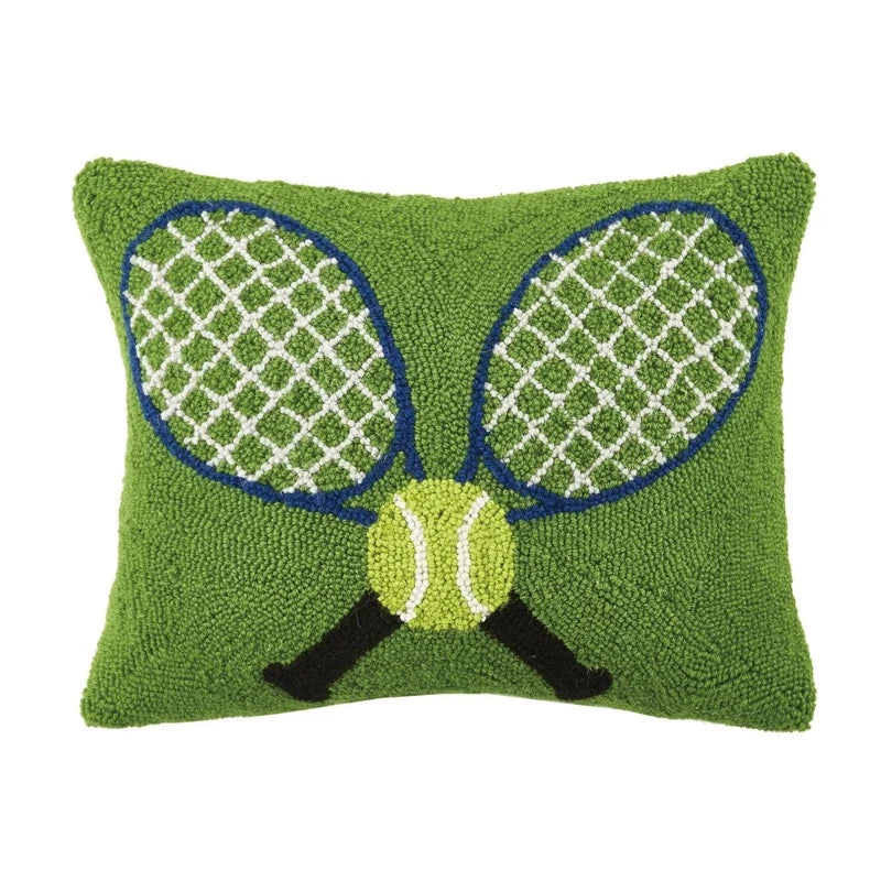 tennis throw pillow
