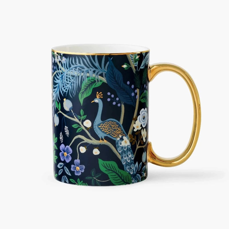peacock mug