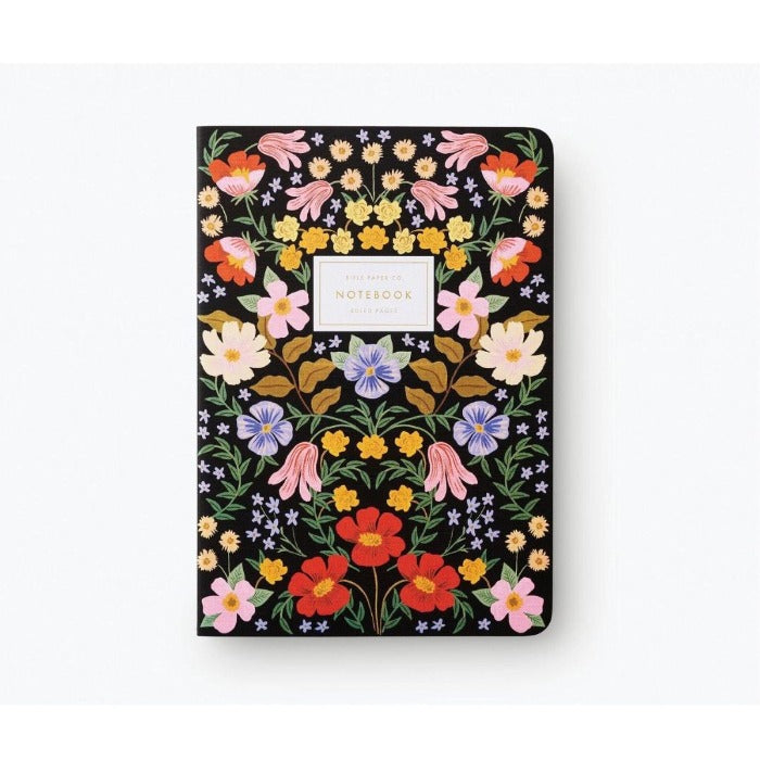 Assorted Set of 3 Floral  Notebooks