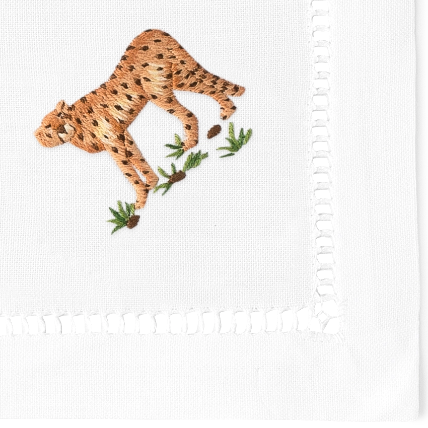cheetah cocktail napkins