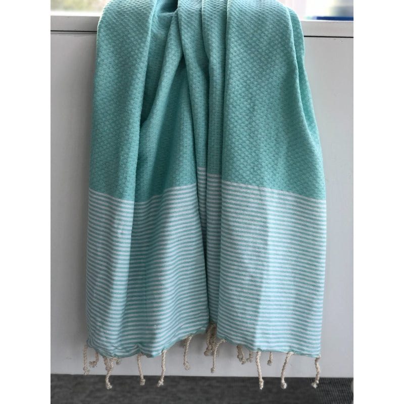 pale blue turkish towel