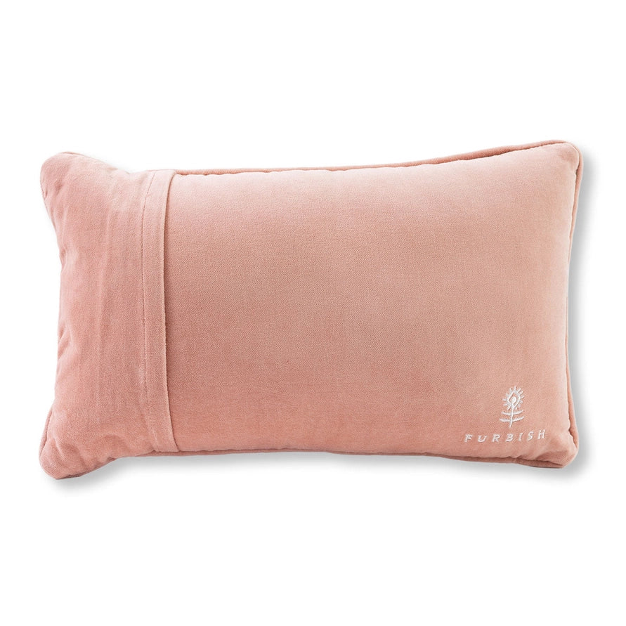 mahjong needlepoint pillow back