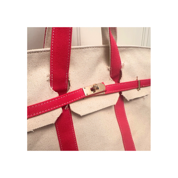 red boatkin canvas tote 