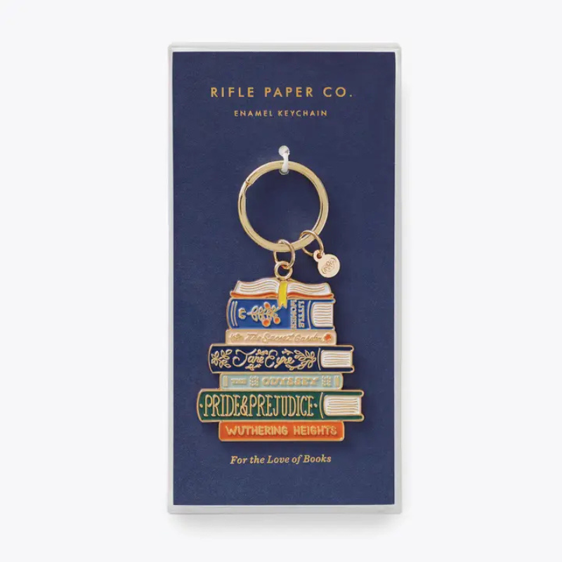 bookclub gift keychain
