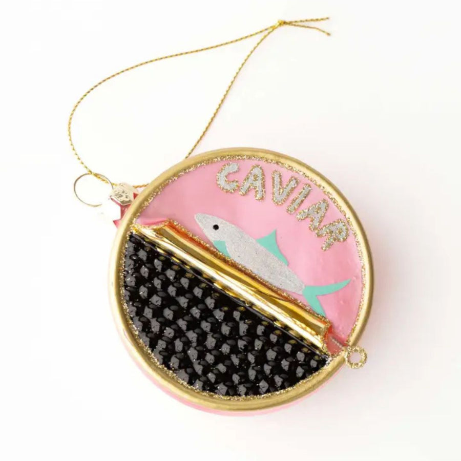 caviar christmas ornament 