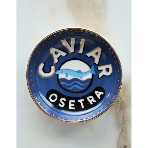 osetra caviar trinket dish gift