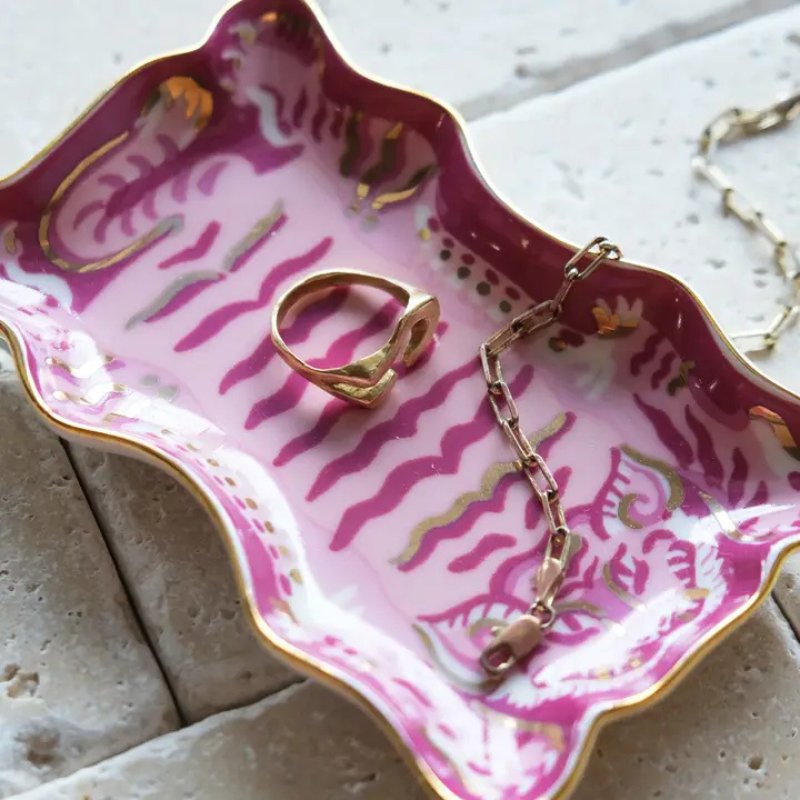 cute tiger trinket tray
