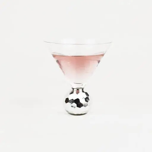 disco ball martini glass