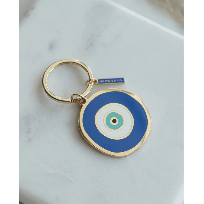 cute evil eye keychain