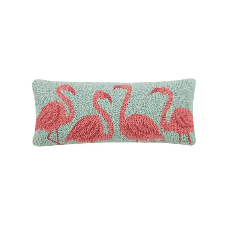cute flamingo throw pillow