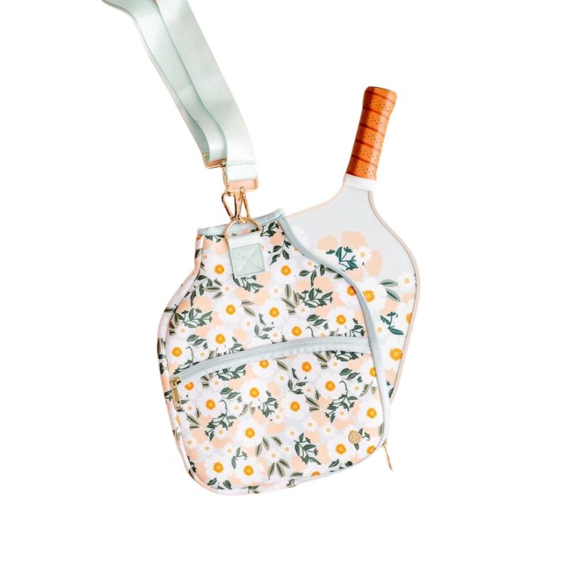 floral pickleball cute carrying case