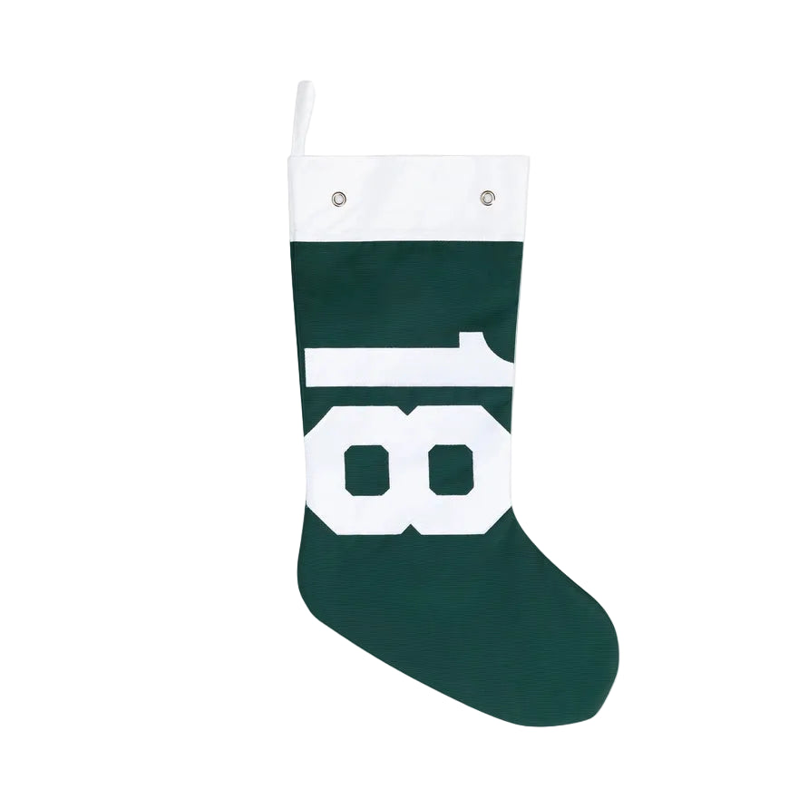 green golf holiday stocking