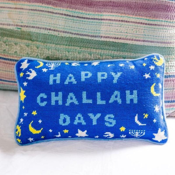 happy challah days pillow