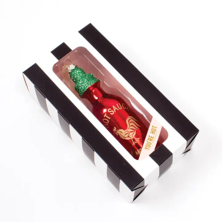 hot sauce holiday ornament