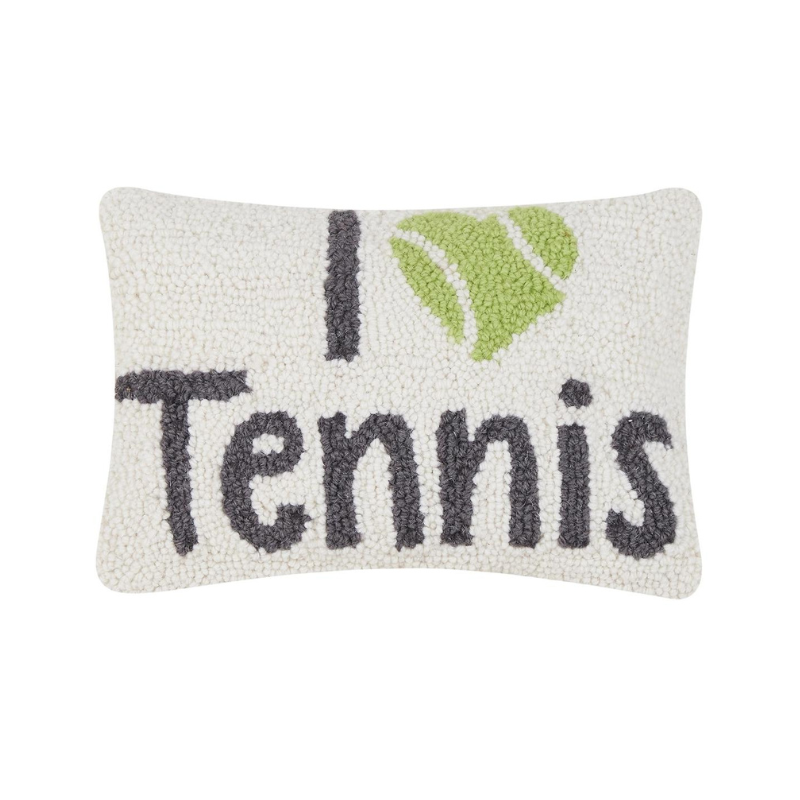 i love tennis mini pillow gift