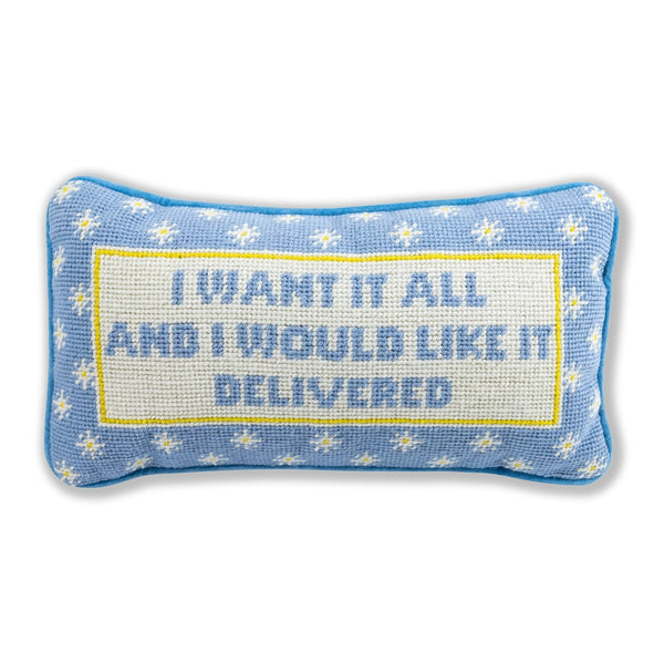 i would like it delivered pillow