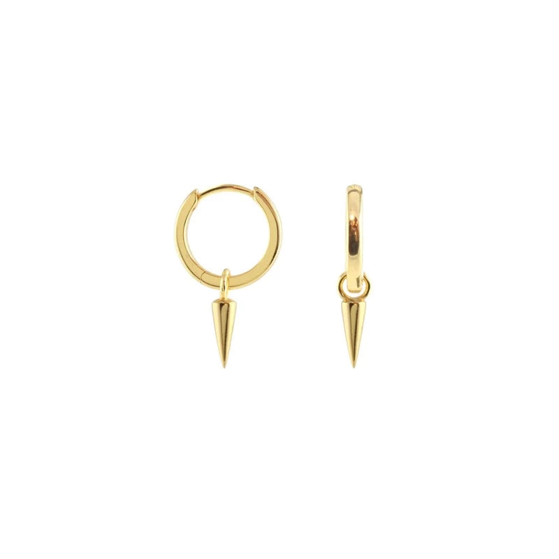 Spike Huggie Hoop Earrings Cambridge Uncommon