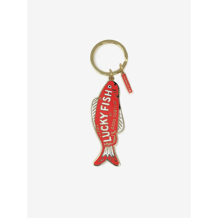 Fish Lacky Lucky Fish Enamel Keychain | Cambridge Uncommon