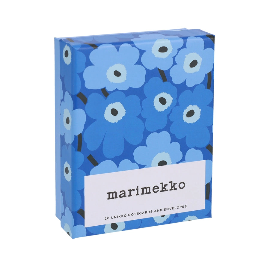 marimekko blue printed cards