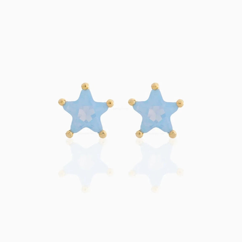 blue star studs
