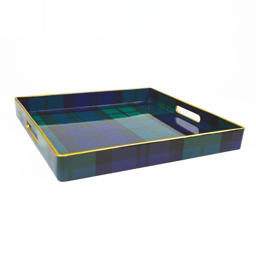 blackwatch plaid tray
