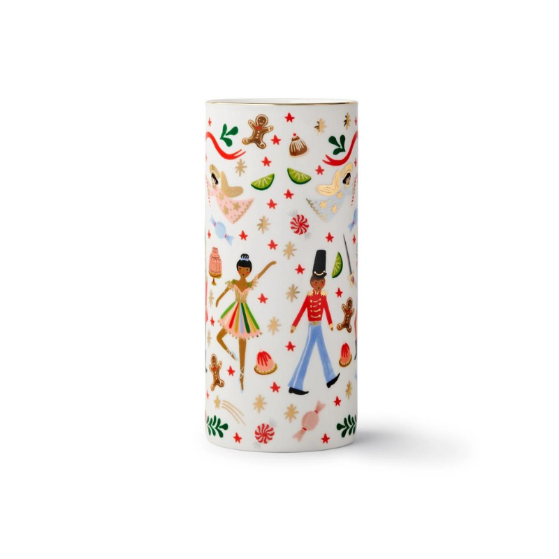 The Nutcracker Porcelain Christmas Vase