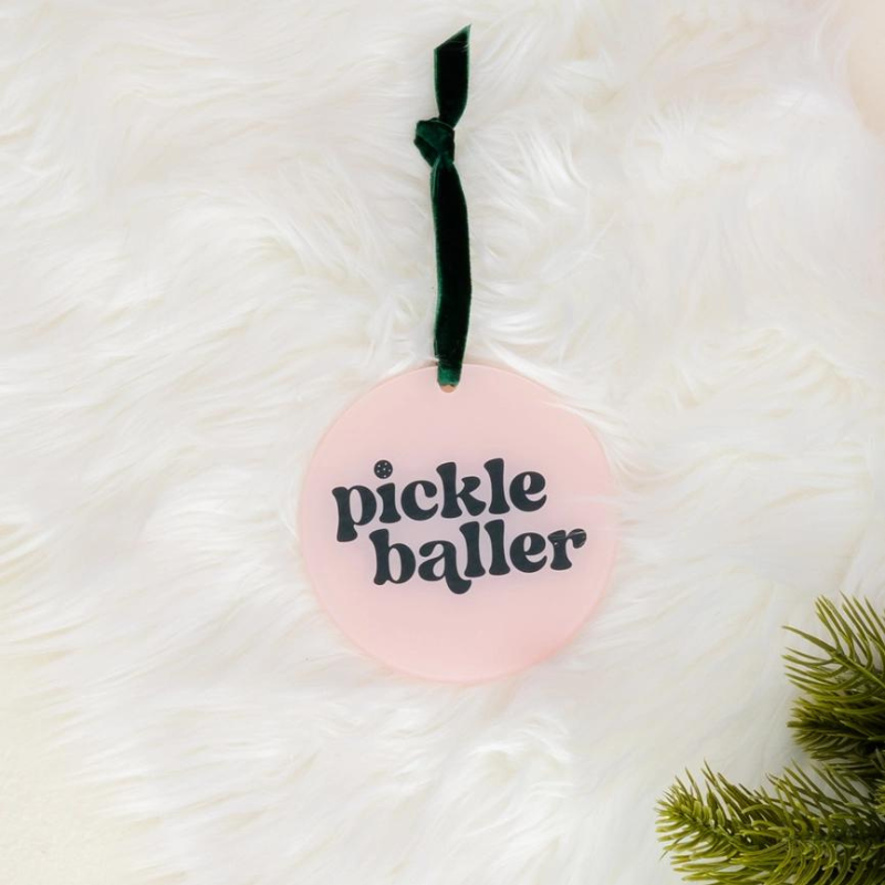 pickle ball ornament