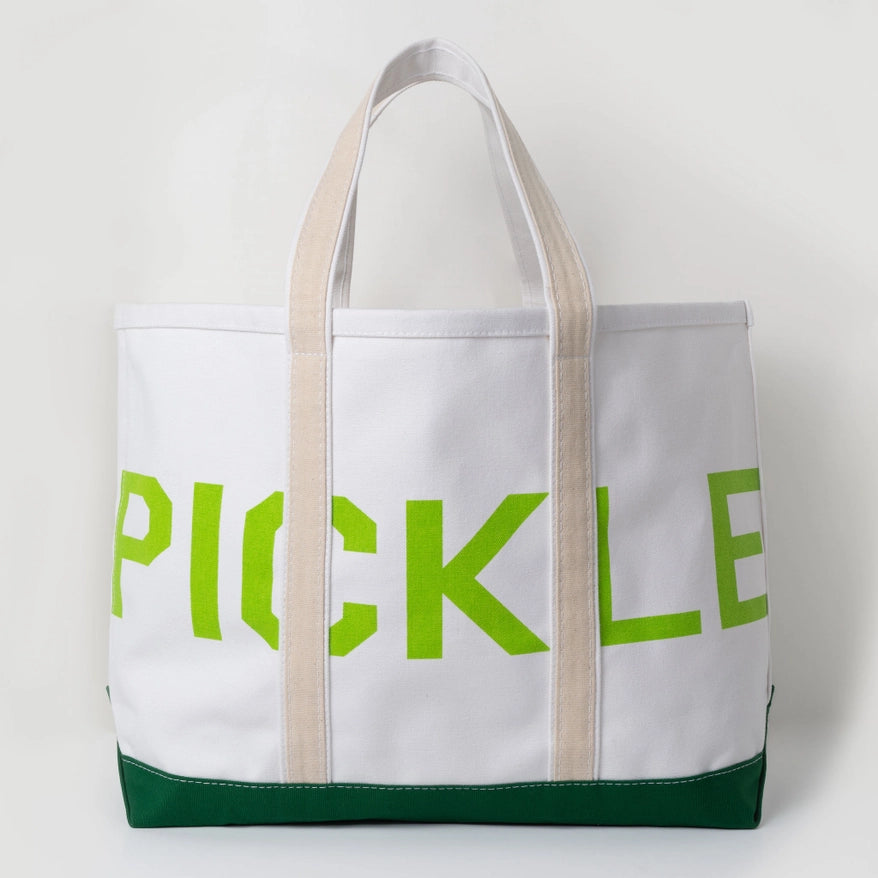 pickleball pickle canvas bag
