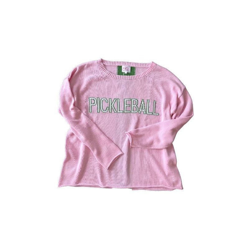pink pickleball sweater