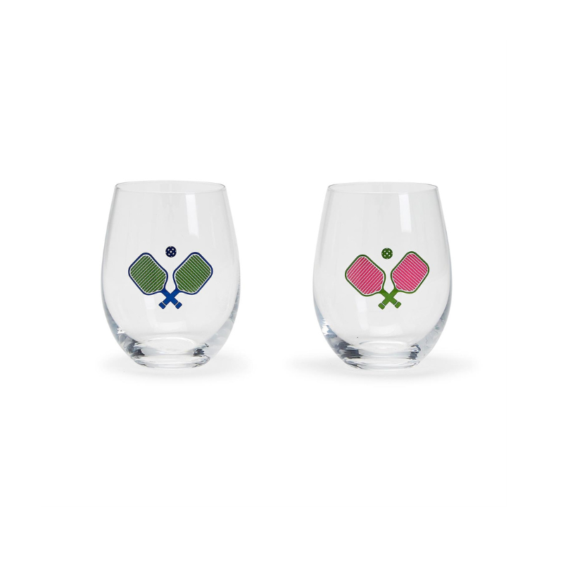 pickleball wine glasses