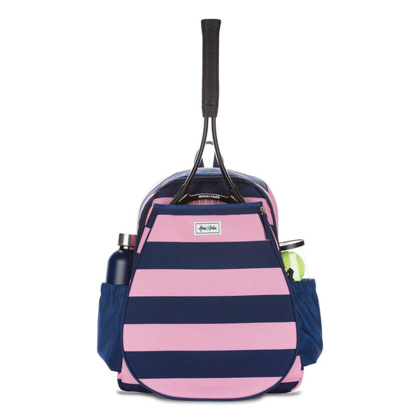 cute pink and blue tennis backpack