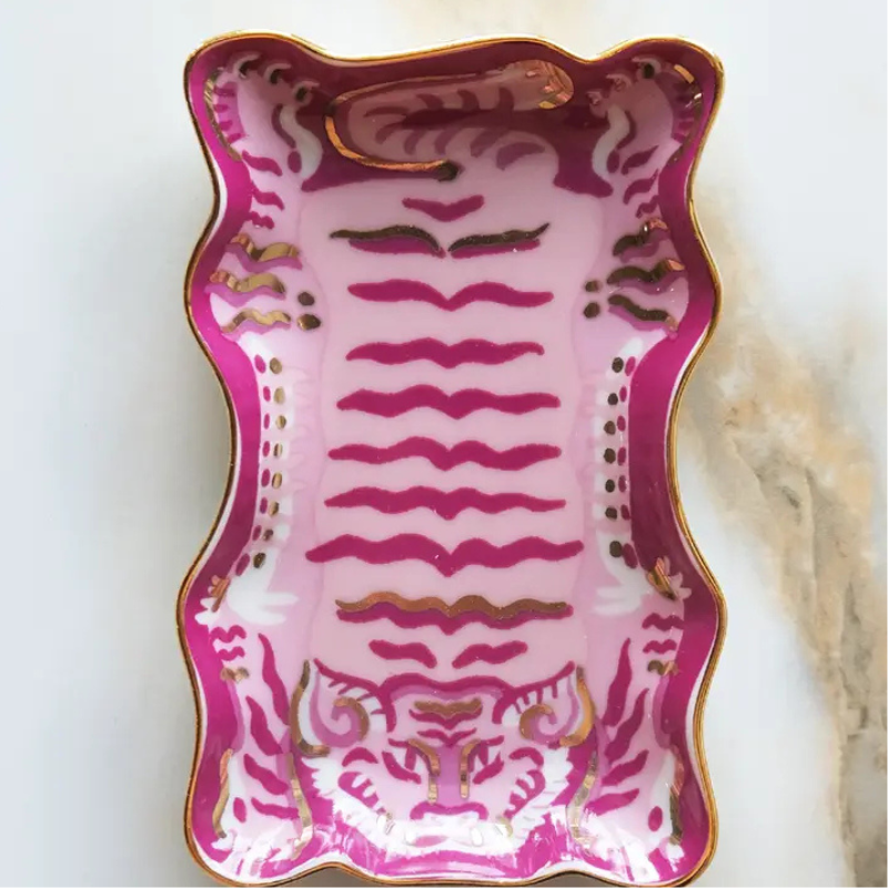 tiger trinket dish