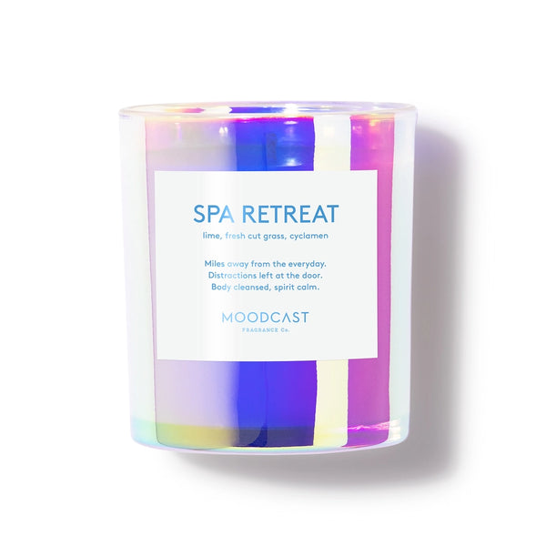 spa retreat candle by moodcast