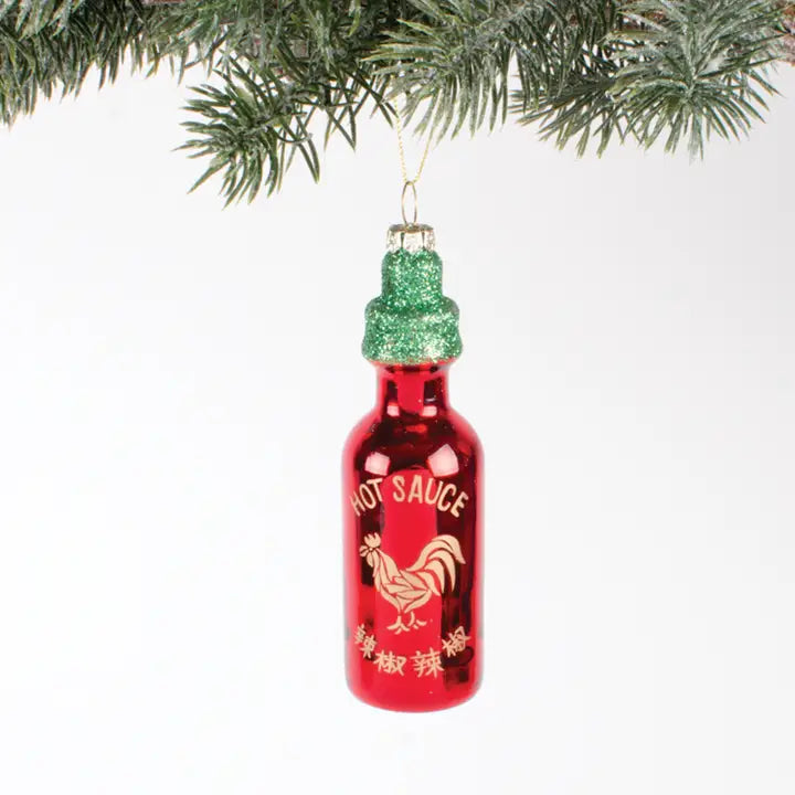 hot sauce christmas ornament