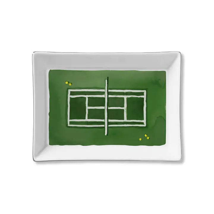 tennis trinket tray