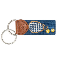 Tennis Needlepoint Keychain