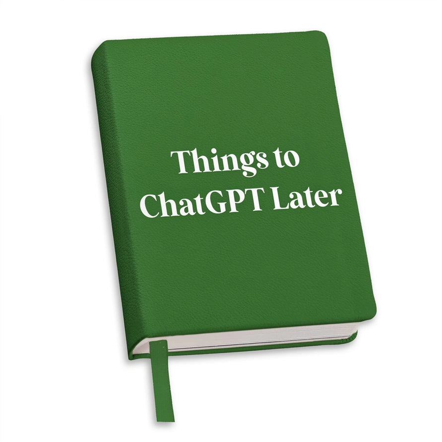 things to chatgpt notebook