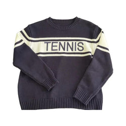 Women's Navy "Tennis" Sweater