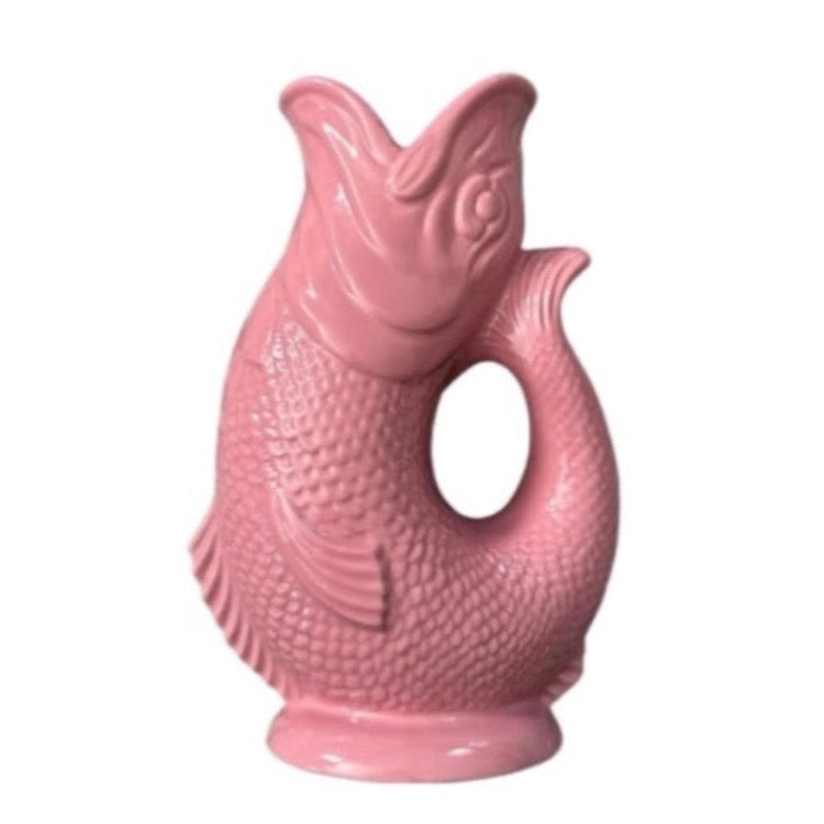 mini pink gurgling cod fish pitcher