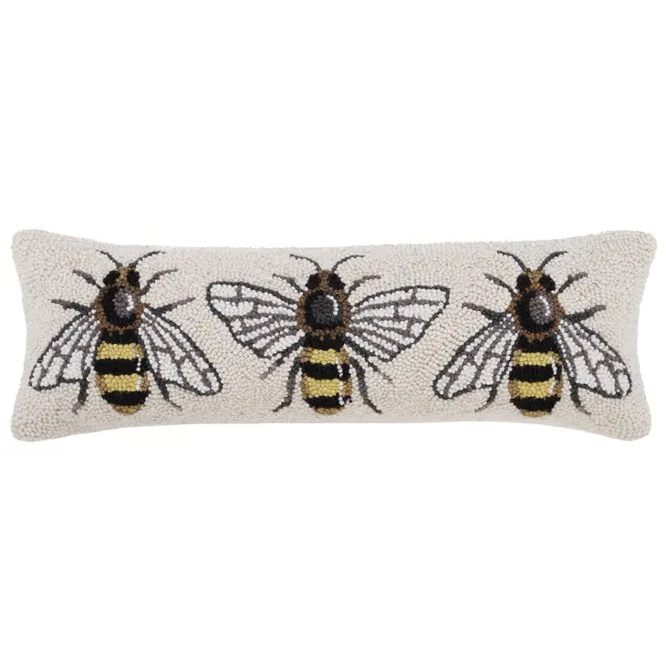 bees throw pillow
