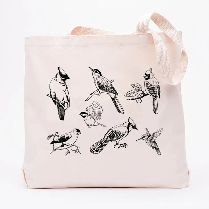 birds tote bag