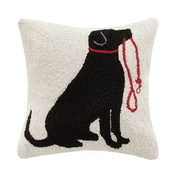 black labrador dog pillow