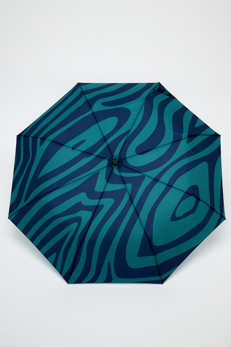 blue print duck umbrella