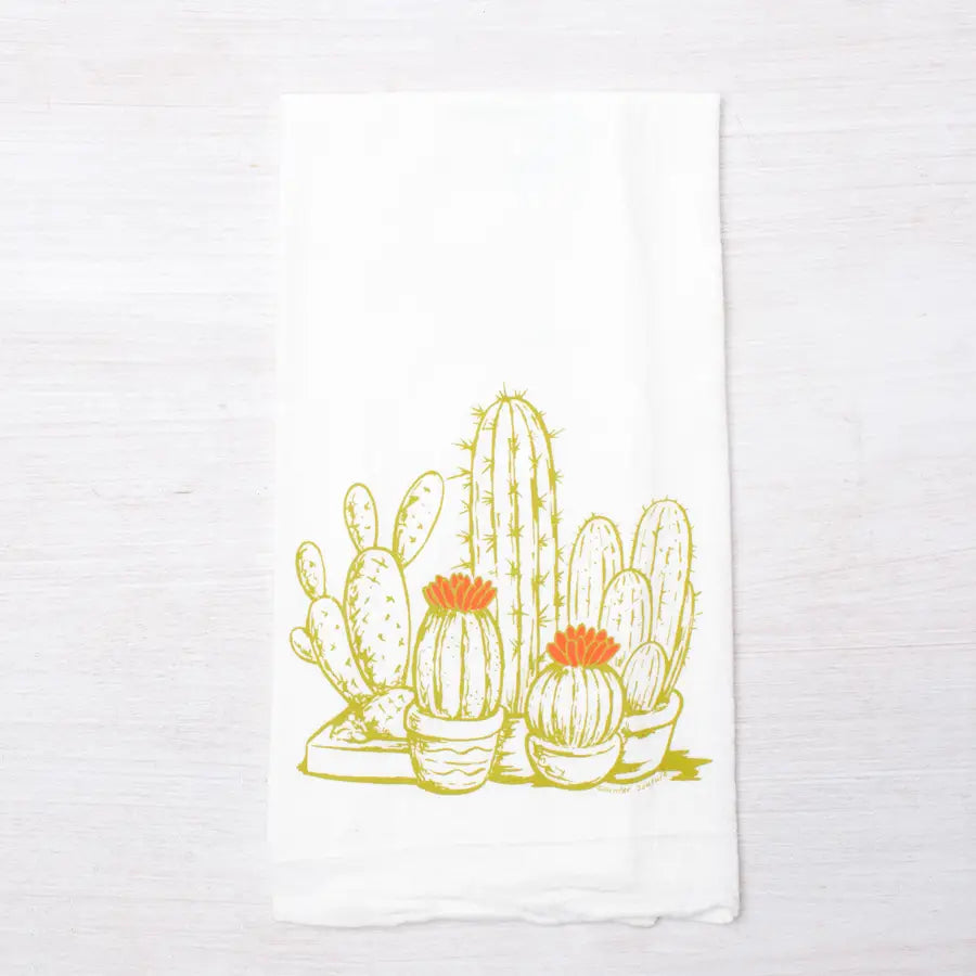 cactus kitchen towel