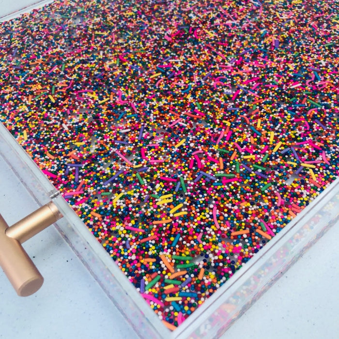candy sprinkles acrylic resin tray image