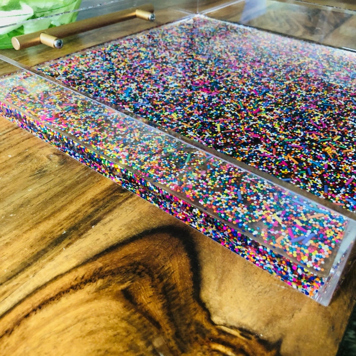 candy sprinkles acrylic tray side image